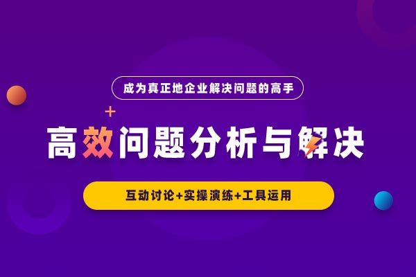 高效问题分析与解决—成为解决问题的高