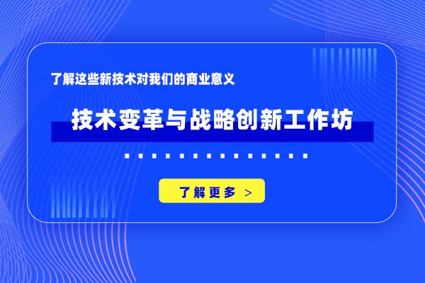 技术变革与战略创新工作坊