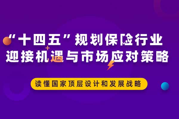 “十四五”规划保险行业迎接机遇与市场