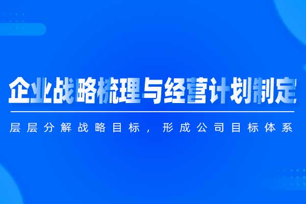 企业战略梳理与经营计划制定